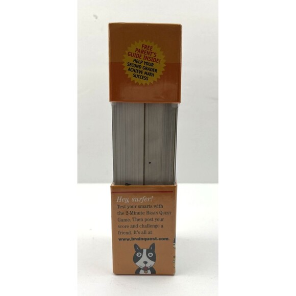 Brain Quest 2nd Grade Math Q&a Cards : 1000 Questions and Answers to... - Picture 2 of 7